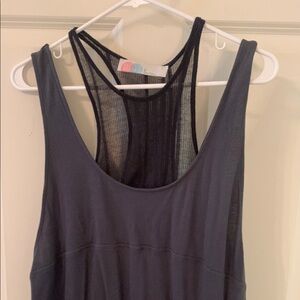 Free People Beach Black Sleeveless Tank Maxi Dress